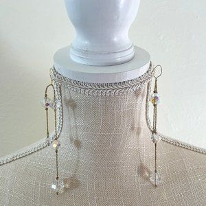 Heirloom Swarovski Crystal Waterfall Earrings